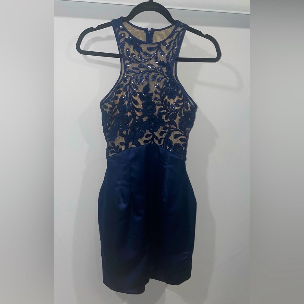 brand new Lorena Roos dress in navy
